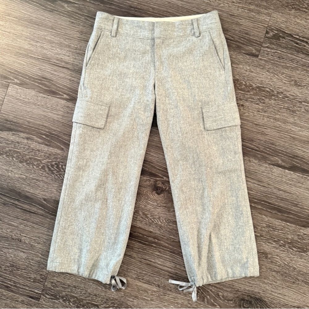 Banana Republic Martin Grey Wool Capris